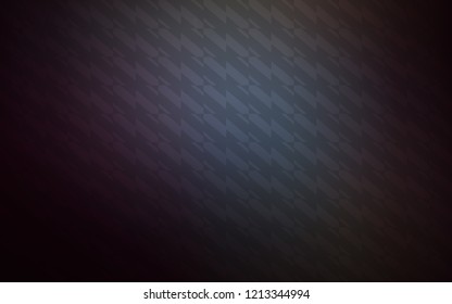 Dark BLUE vector cover with stright stripes. Shining colored illustration with sharp stripes. Pattern for ad, booklets, leaflets.