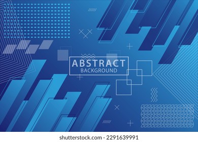 Dunkle BLAU-Vektorgrafik mit Streifen. Moderne geometrische abstrakte Illustration mit Linien. Muster für Anzeigen, Poster, Banner.