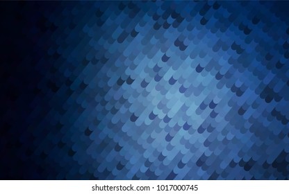 Dark BLUE vector crooked abstract template. Geometric illustration in Origami style with gradient.  A completely new template for your business design.