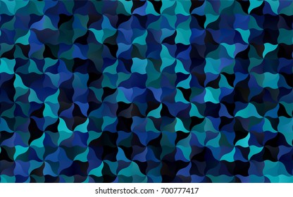 Dark BLUE vector crooked abstract background. Brand-new colored illustration in blurry style with gradient. The completely new template can be used for your brand book.