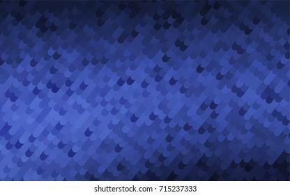 Dark BLUE vector crooked abstract pattern. A completely new color illustration in a vague style. The completely new template can be used for your brand book.
