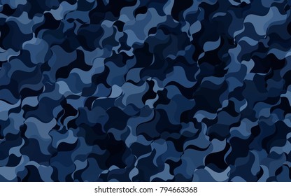 Dark BLUE vector crooked abstract pattern. Colorful abstract illustration with gradient crooked lines. A completely new design for your business.