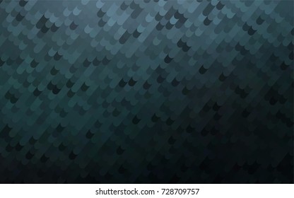 Dark BLUE vector curved background. Creative illustration in halftone arched style with gradient. Brand-new design for your business.