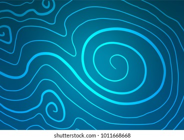 Dark BLUE vector doodle blurred pattern. Sketchy hand drawn doodles on blurred background. The best blurred design for your business.