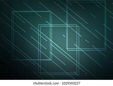 Dark BLUE vector doodle blurred template. Colorful abstract illustration with lines in Asian style. The textured pattern can be used for website.