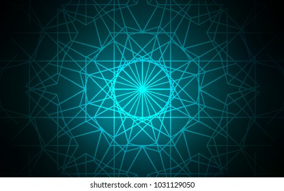 Dark BLUE vector doodle blurred background. A completely new color illustration in doodle style drawn by child. The pattern can be used for wallpapers and coloring books.