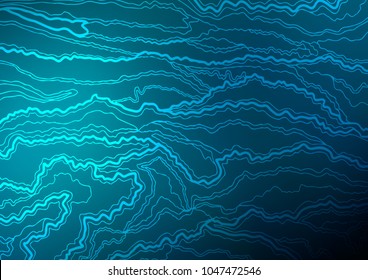 Dark BLUE vector doodle blurred texture. Creative illustration in blurred style with doodles and Zen tangles. Brand-new style for your business design.