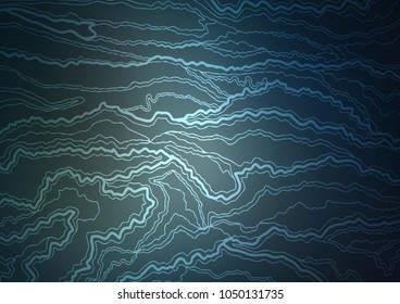 Dark BLUE vector doodle blurred template. An elegant bright illustration with lines in Natural style. The textured pattern can be used for website.
