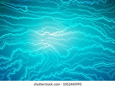 Dark BLUE vector doodle blurred texture. A vague abstract illustration with doodles in Indian style. The best blurred design for your business.