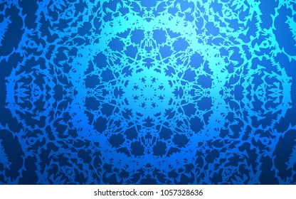 Dark BLUE vector doodle blurred texture. An elegant bright illustration with lines drawn by child in Natural style. A completely new template for your business design.