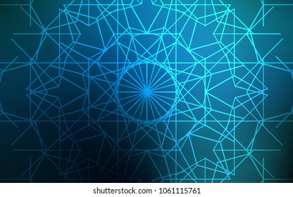 Dark BLUE vector doodle blurred background. A completely new color illustration in doodle style drawn by child. The pattern can be used for coloring books and pages for kids.
