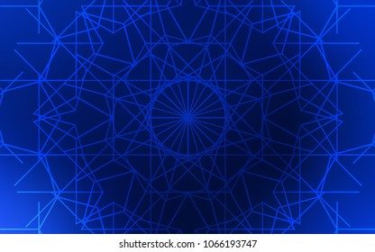 Dark BLUE vector doodle blurred texture. Colorful illustration in abstract style with doodles created by child. The textured pattern can be used for website.