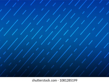 Dark BLUE vector doodle blurred pattern. Creative illustration in blurred style with doodles and Zen tangles. The pattern can be used for coloring books and pages for kids.