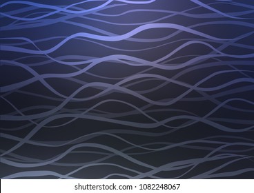 Dark BLUE vector doodle blurred pattern. Geometric doodle illustration in Origami style with gradient. The pattern can be used for heads of websites and designs.