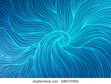 Dark BLUE vector doodle blurred pattern. Sketchy hand drawn doodles on blurred background. A new texture for your design.
