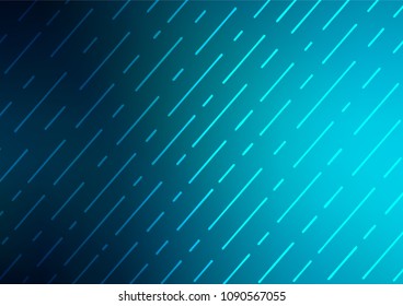 Dark BLUE vector doodle blurred pattern. Colorful illustration in abstract style with doodles and Zen tangles. A completely new design for your business.
