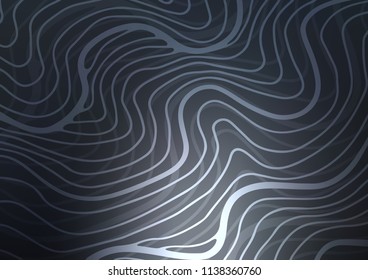 Dark BLUE vector doodle blurred texture. Brand-new colored illustration in blurry style with doodles. A new texture for your design.