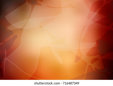 Dark BLUE vector doodle blurred template. Creative illustration in blurred style with doodles made by child. The pattern can be used for wallpapers and coloring books.