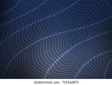 Dark BLUE vector doodle blurred texture. Doodles on blurred abstract background with gradient. The template can be used as a background for cell phones.