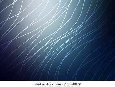 Dark BLUE vector doodle blurred pattern. Brand-new colored illustration in blurry style with doodles. The pattern can be used for coloring books and pages for kids.