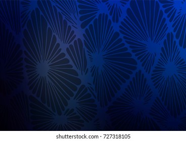 Dark BLUE vector doodle blurred texture. Sketchy hand drawn doodles on blurred background. A new texture for your design.
