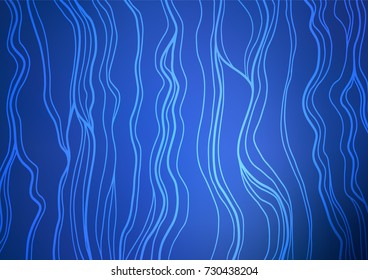 Dark BLUE vector doodle blurred texture. Creative illustration in blurred style with doodles and Zen tangles. The pattern can be used for wallpapers and coloring books.