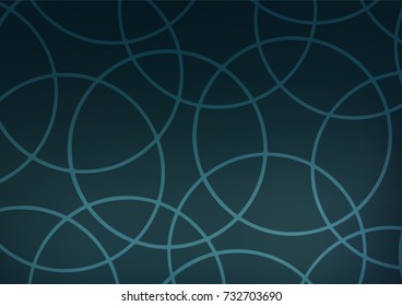 Dark BLUE vector doodle blurred template. Decorative shining illustration with doodles on abstract template. The textured pattern can be used for website.