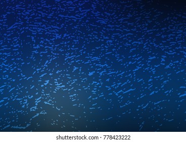 Dark BLUE vector doodle blurred pattern. Colorful illustration in abstract style with doodles and Zen tangles. The textured pattern can be used for website.