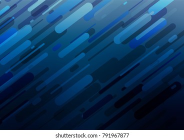 Dark BLUE vector doodle blurred texture. Glitter abstract illustration with doodles and Zen tangles. The pattern can be used for heads of websites and designs.
