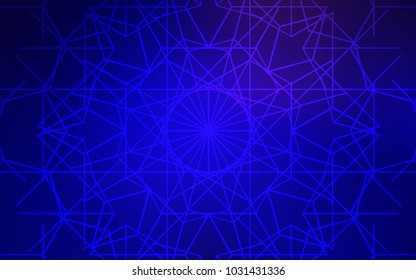 Dark BLUE vector doodle bright pattern. Creative illustration in blurred style with doodles made by child. Brand-new design for your business.