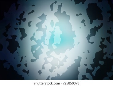 Dark blue vector doodle bright template. A completely new color illustration in doodle style drawn by child. Hand painted design for web, wrapping, wallpaper.