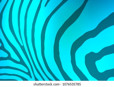 Dark BLUE vector doodle stripe pattern. An elegant bright illustration with lines in Natural style. The elegant pattern can be used as a part of a brand book.