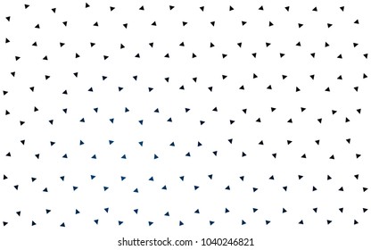 DARK BLUE vector geometric simple minimalistic background, which consist of triangles on white background. Triangular pattern with gradient for your business design. 