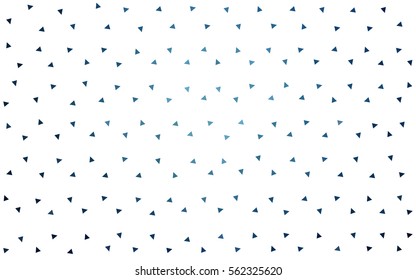 DARK BLUE vector geometric simple minimalistic background, which consist of triangles on white background. Triangular pattern with gradient for your business design. 