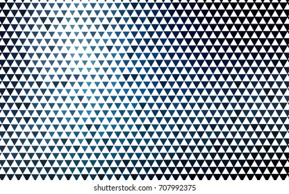 Dark BLUE vector geometric simple minimalistic background, which consist of triangles on white background. Triangular pattern with gradient for your business design. 