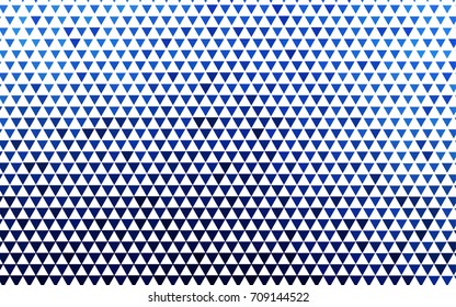 Dark BLUE vector geometric simple minimalistic background, which consist of triangles on white background. Triangular pattern with gradient for your business design. 