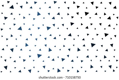 DARK BLUE vector geometric simple minimalistic background, which consist of triangles on white background. Triangular pattern with gradient for your business design. 