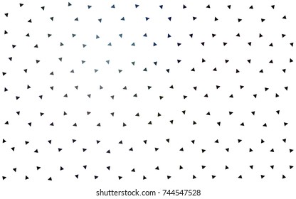 DARK BLUE vector geometric simple minimalistic background, which consist of triangles on white background. Triangular pattern with gradient for your business design. 