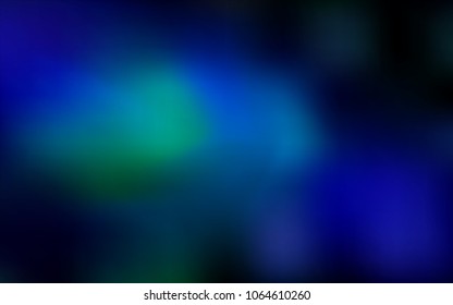 Dark BLUE vector glossy abstract backdrop. An elegant bright illustration with gradient. A new texture for your design.
