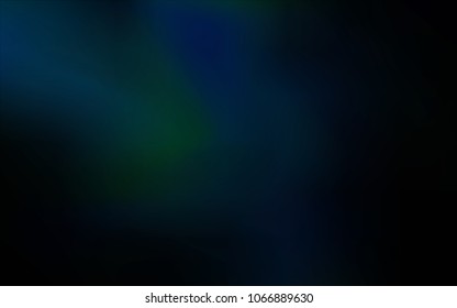 Dark BLUE vector glossy abstract backdrop. A vague abstract illustration with gradient. A completely new design for your business.