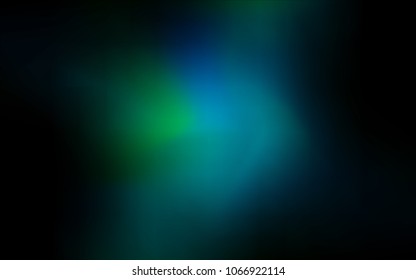 Dark BLUE vector glossy abstract cover. An elegant bright illustration with gradient. A completely new design for your business.