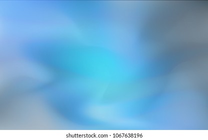 Dark BLUE vector glossy abstract layout. Colorful abstract illustration with gradient. The blurred design can be used for your web site.