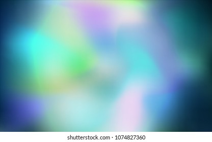 Dark BLUE vector glossy abstract layout. Brand-new colored illustration in blurry style with gradient. The elegant pattern can be used as part of a brand book.
