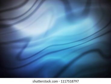 Dark BLUE vector glossy abstract template. An elegant bright illustration with gradient. The elegant pattern can be used as part of a brand book.