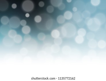 Dark BLUE vector glossy abstract template. A completely new color illustration in a bokeh style. Brand new design for your business.