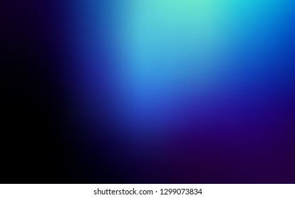 Dark BLUE vector glossy abstract backdrop. A completely new colored illustration in blur style. The best blurred design for your business.