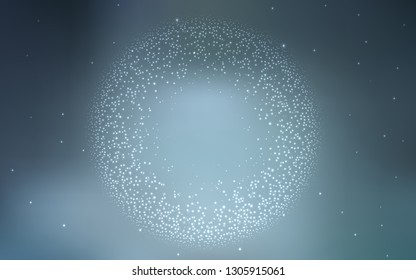 Dark BLUE vector glossy abstract background. A completely new colored illustration in blur style. New style for your business design.
