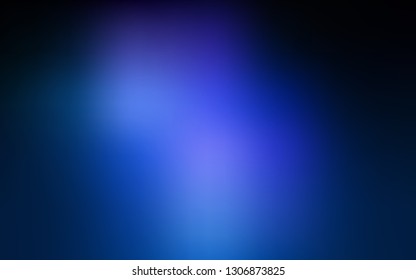 Dark BLUE vector glossy abstract background. Creative illustration in halftone style with gradient. Smart design for your work.