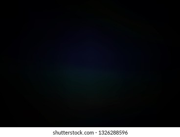 Dark BLUE vector glossy abstract template. A completely new color illustration in a bokeh style. Brand new style for your business design.