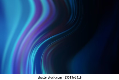 Dark BLUE vector glossy abstract layout. Colorful abstract illustration with gradient. New design for your business.